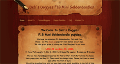 Desktop Screenshot of debsdoggies.com